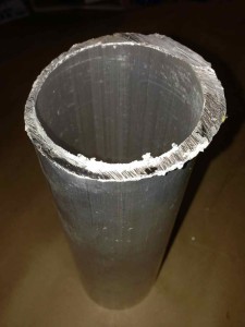 Sheared pipe