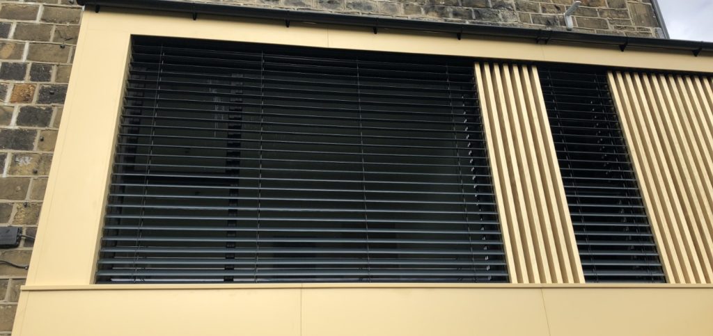 External Venetian Dim-Out Blinds