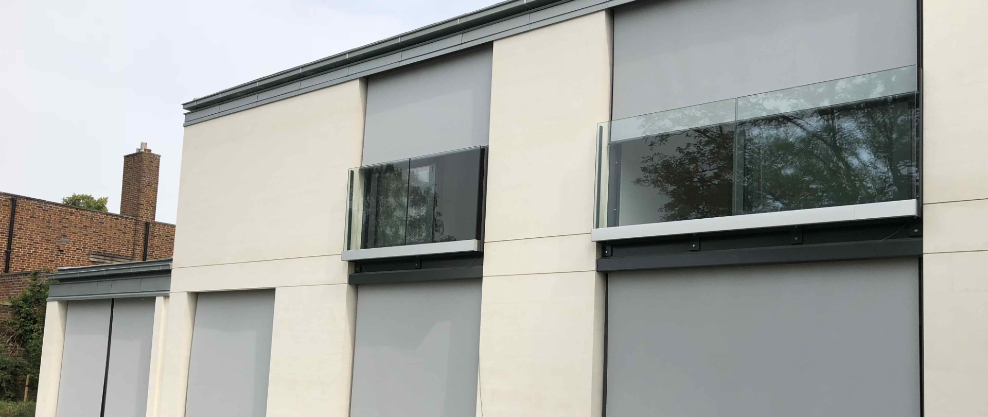 Warema UK screen fabric external roller blinds Cambridge